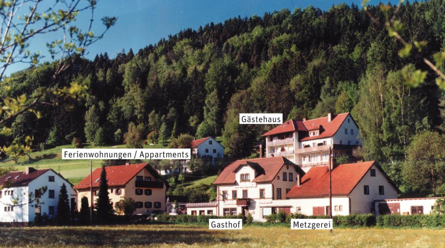 Gasthof Hotel Schwarzes Ross Bad Berneck im Fichtelgebirge Exteriér fotografie