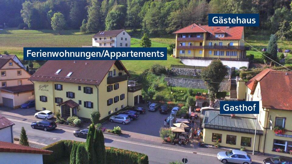 Gasthof Hotel Schwarzes Ross Bad Berneck im Fichtelgebirge Exteriér fotografie